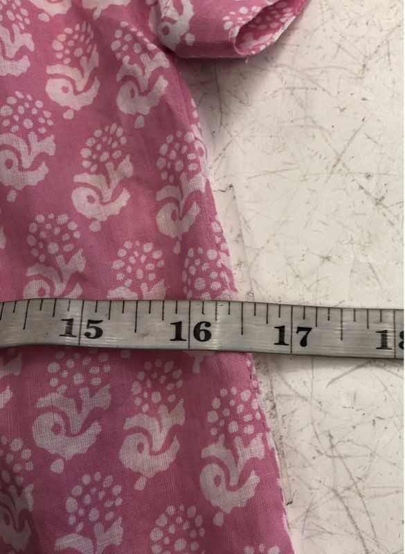 NWT Livro Women's Pink Floral Cotton Button-Up Shirt - Size XS