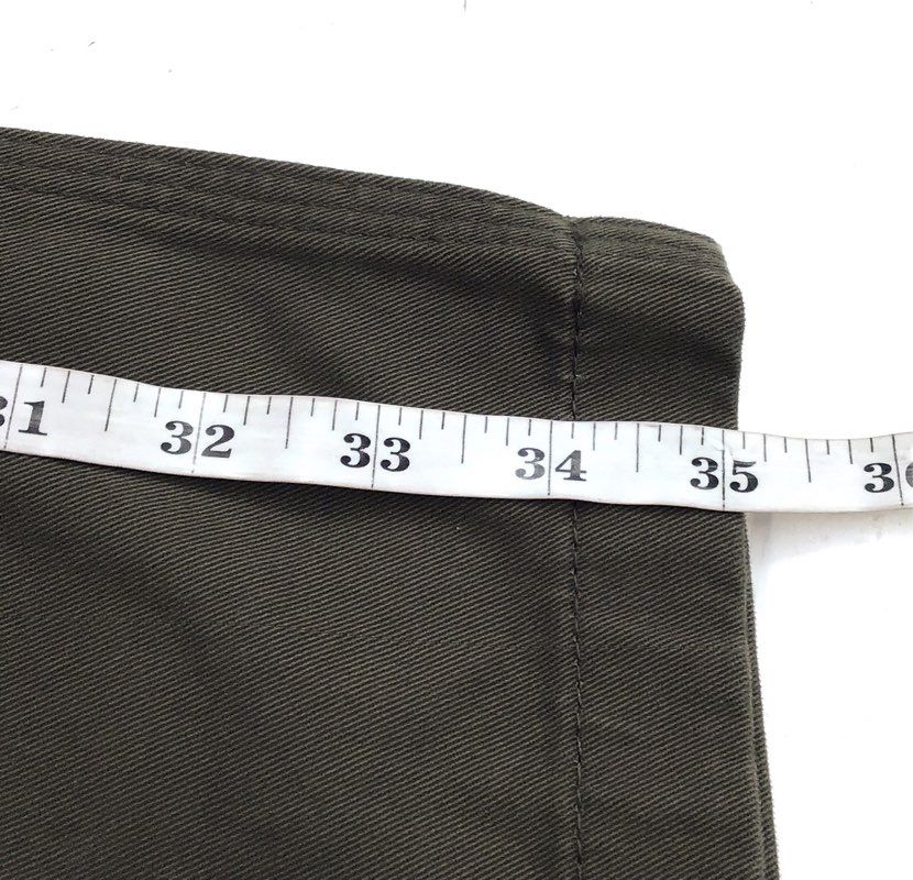 Y2K 2000s Carhartt Men's Green Carpenter Pants - Size 38X34