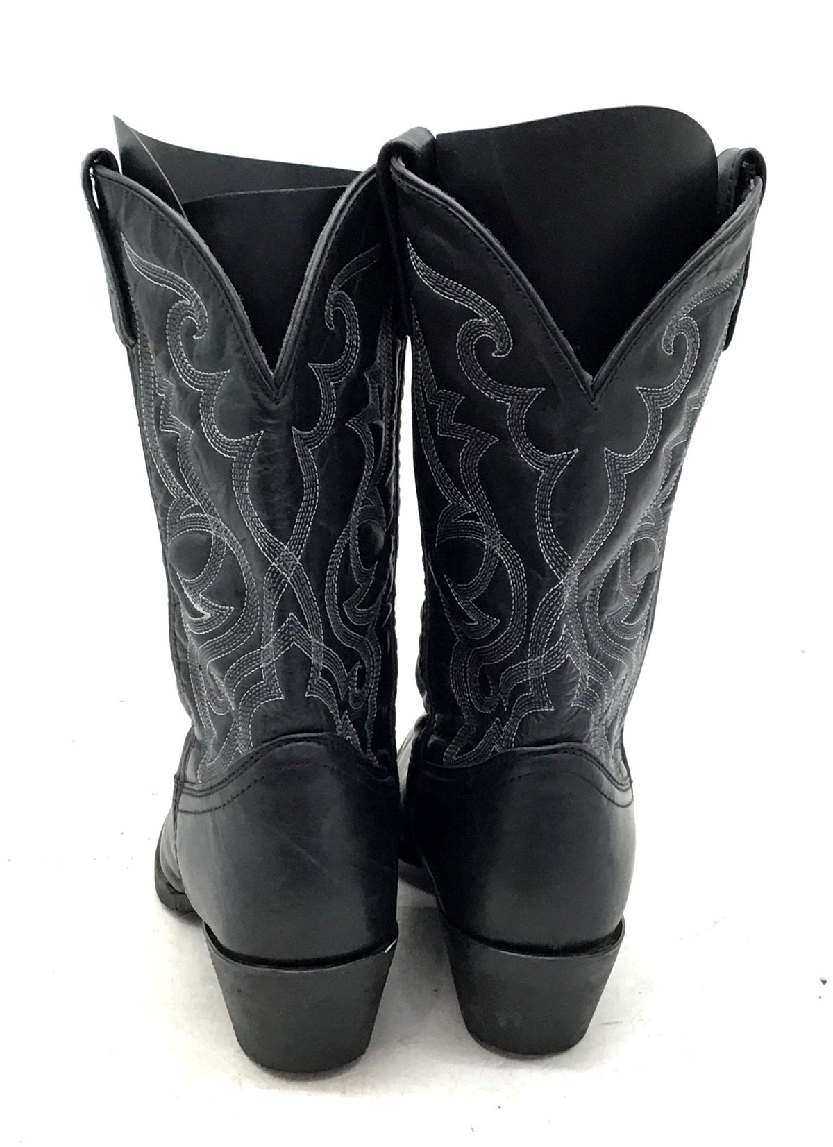 Laredo Women's Black Leather Western Boots - Size 10 M