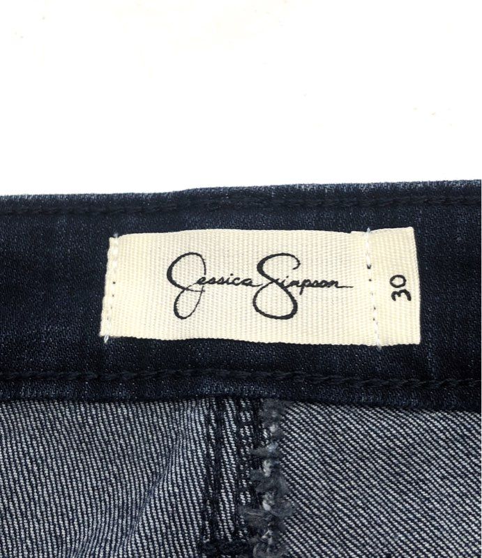 Jessica Simpson Women's Truly Yours Bootcut Jeans Dark Blue Denim NWT Sz 30