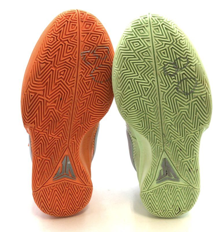 Nike Ja 1 Mismatched Orange & Green Basketball Shoes Men's Size 8.5