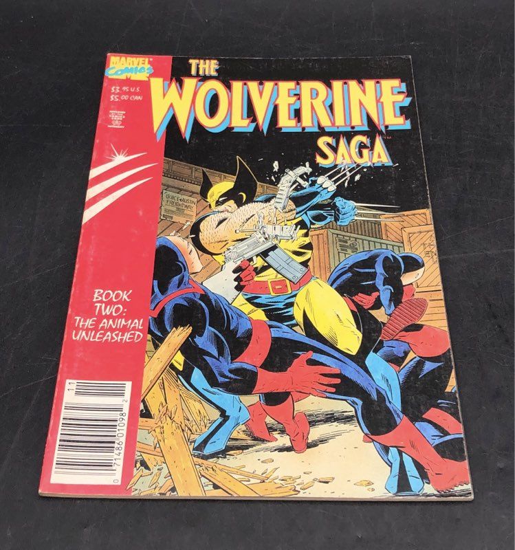 Wolverine Marvel Comic Lot Wolverine Saga 1-4 & Meltdown #1 6 Comics