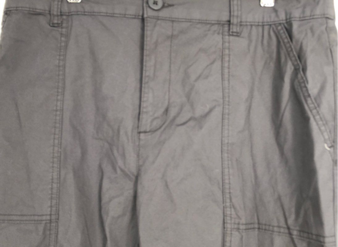 NWT Social Standard By Sanctuary Women&#39;s Gray Portside Cropped Pants - Size XL