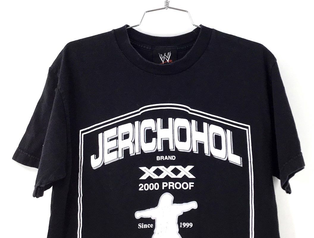 WWE Men's Black Chris Jericho 2000 Proof Jerichohol T-Shirt - Size M