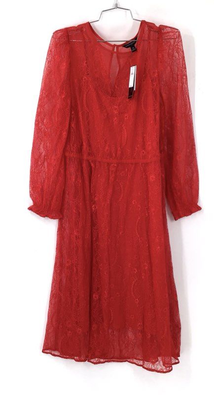 NWT Banana Republic Women's Red Fit & Flare Dress - Size M