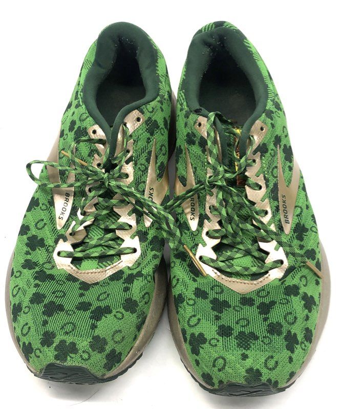 Brooks Launch 6 Run Lucky St. Patricks Day Shamrock Green Womens Size 9.5