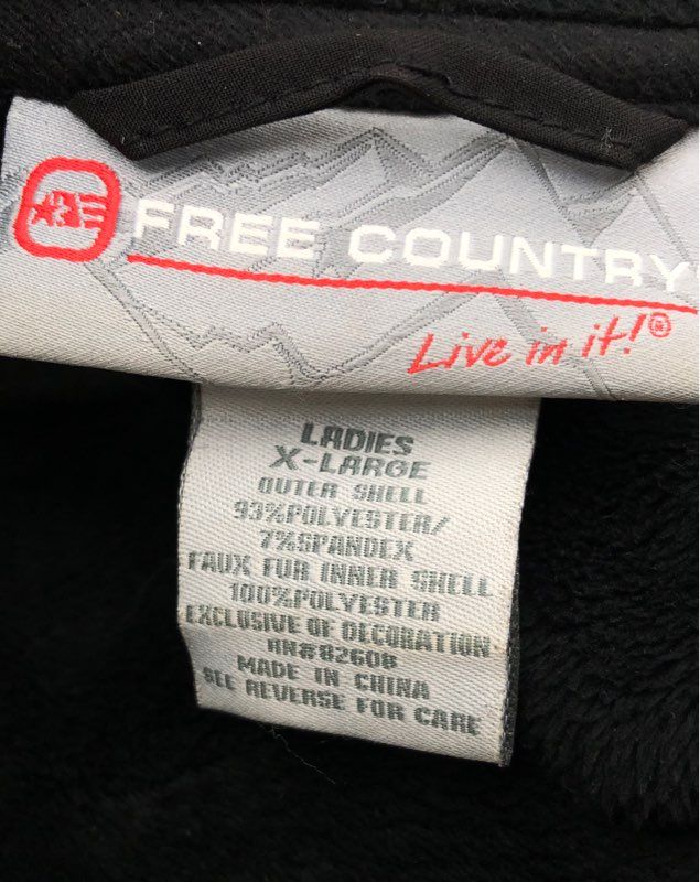 Free Country Women&#39;s Black Jacket - Size XL