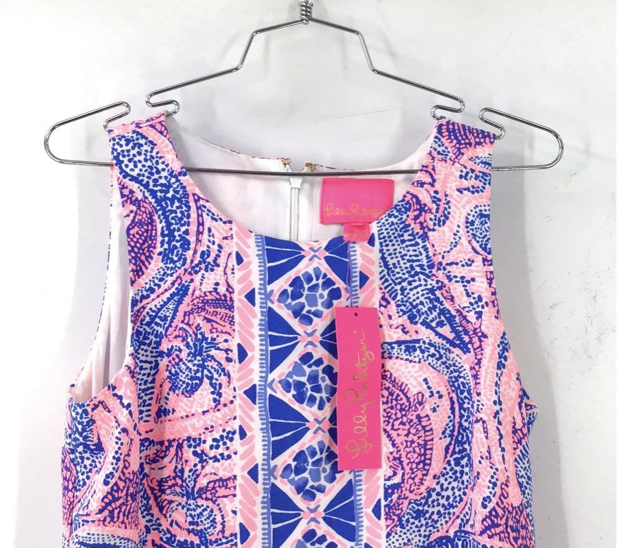 NWT Lilly Pulitzer Women's Coastal Blue Donna One-Piece Romper - Size 2