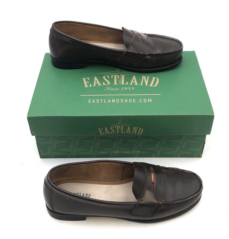 Eastland Classic II Brown Leather Women's Penny Loafer Shoes Size 8M