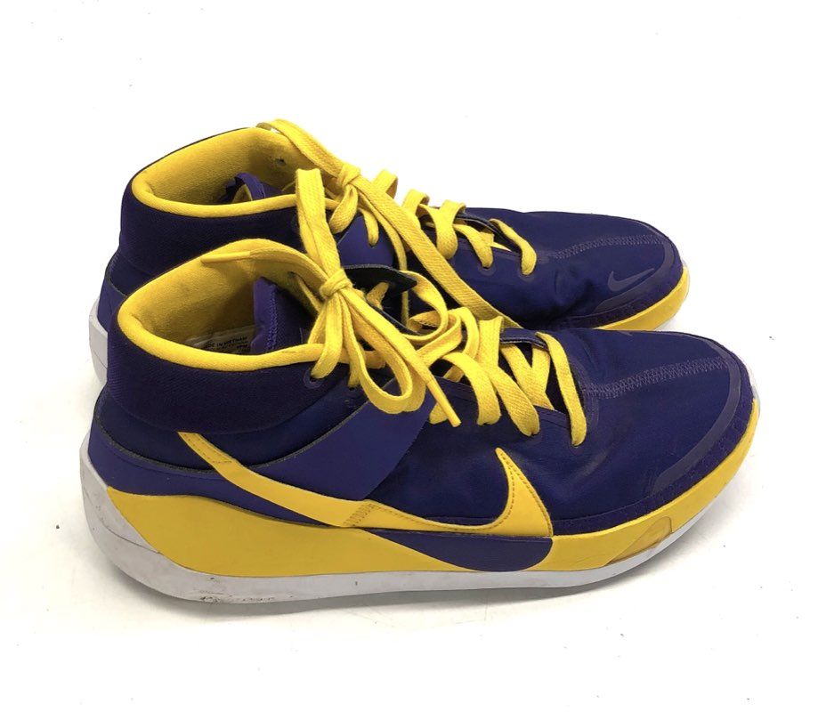 Nike KD13 Purple Yellow Basketball Shoes Size 11.5