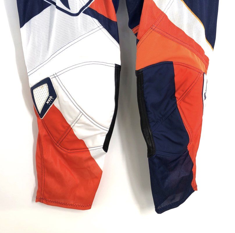 Klim Men's XC Lite Motocross Off-Road Pants Blue Orange White Sz 38