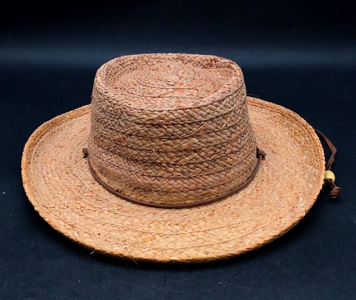 Scala Men's Natural Fedora Hat - Size L/XL