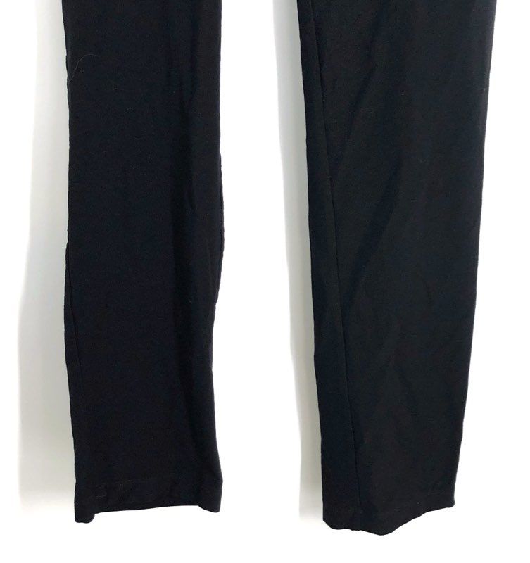 Eileen Fisher Women's Black Viscose Blend Tapered Knit Pull-On Pants Sz XXS