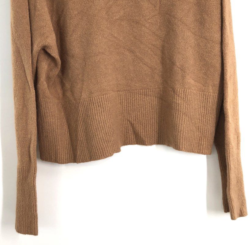 Alexandre Laurent Paris Women's Pullover Sweater Camel Boat Neck M