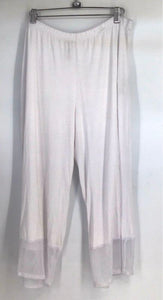 Vintage Comfy Women's White Palazzo Pants - Size S