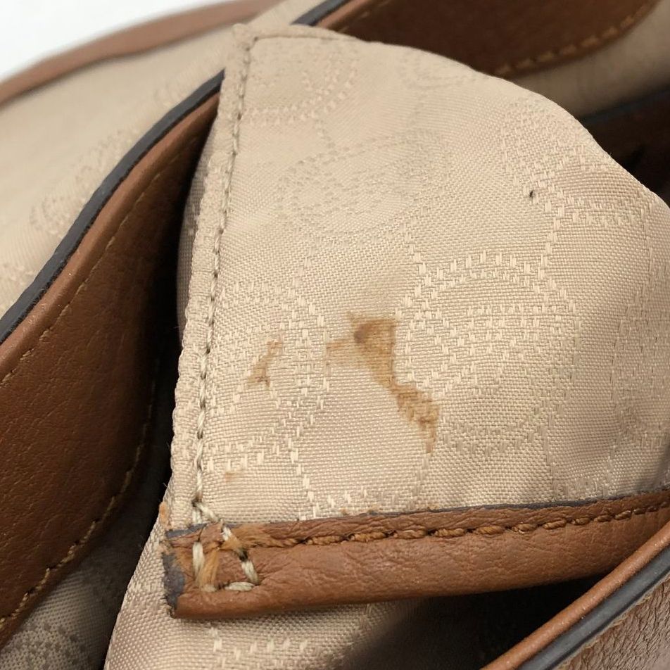 Michael Kors Brown Pebbled Leather Crossbody Bag with Gold-Tone Hardware (+COA)