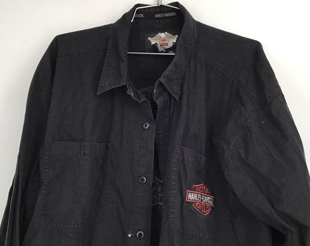 Harley-Davidson Button-Up Shirt - Size 2XL