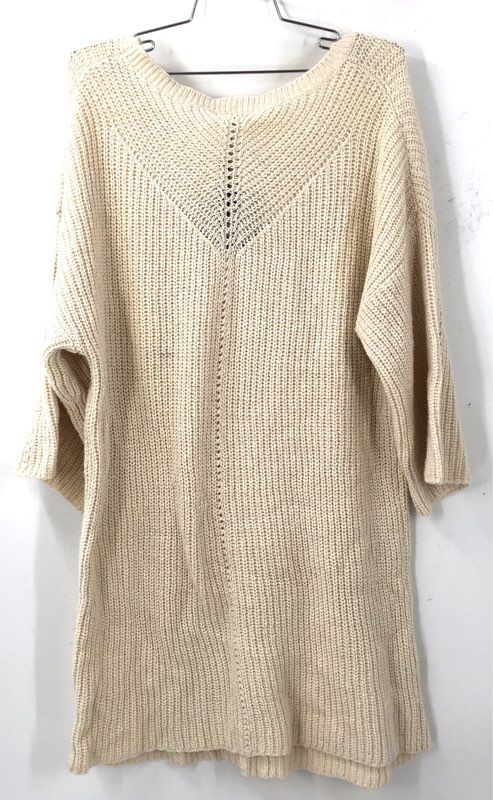 Gentle Fawn Women's Beige Sweater Dress - Size M
