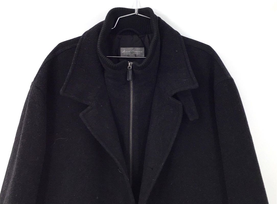 Daniel Cremieux Men's Black Wool Overcoat - Size 2XT