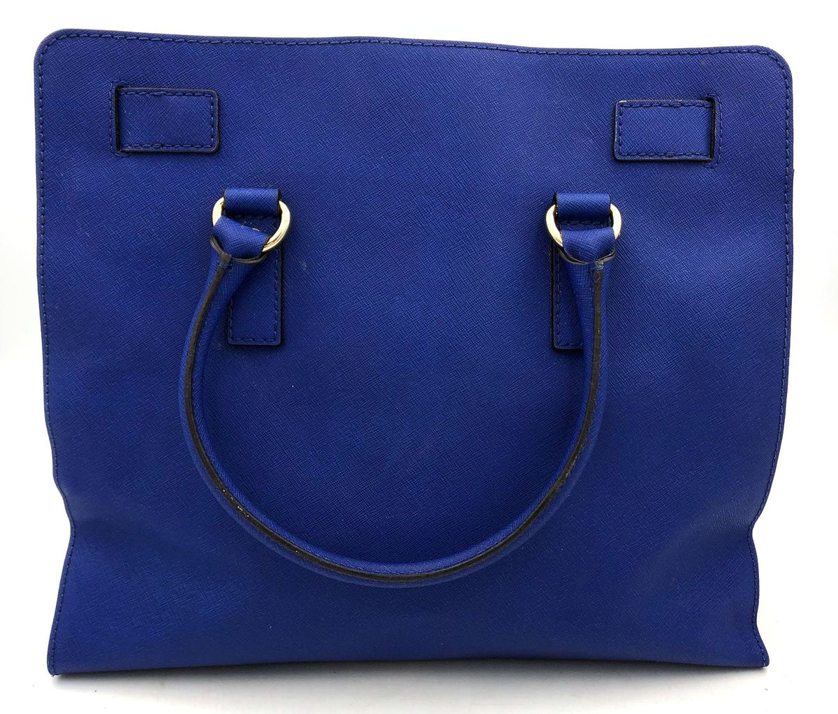 Authentic Michael Kors Women&#39;s Cobalt Blue Leather Luxury Tote Bag- COA Included