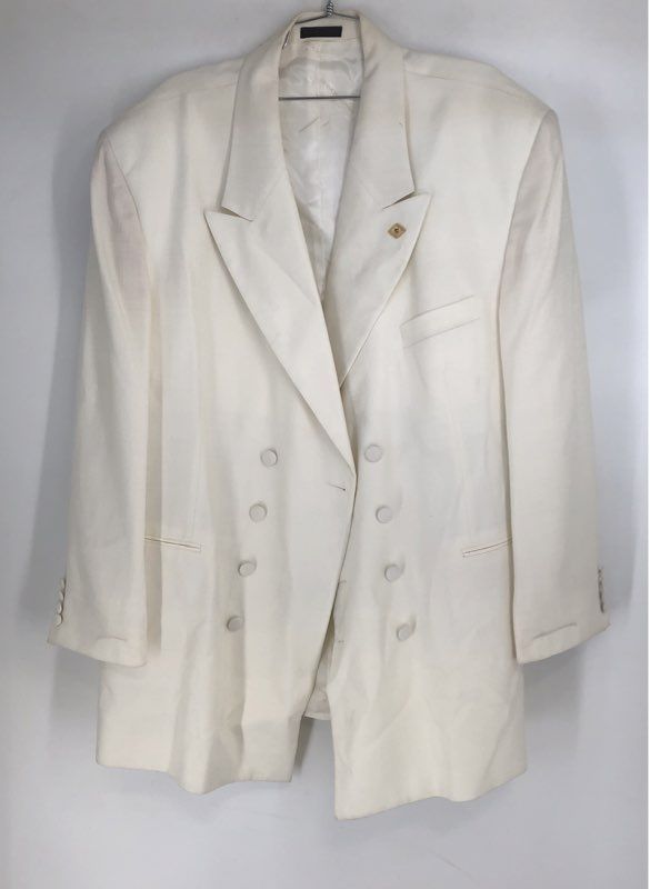 NWT Stacy Adams Men's White Blazer - Size 50R