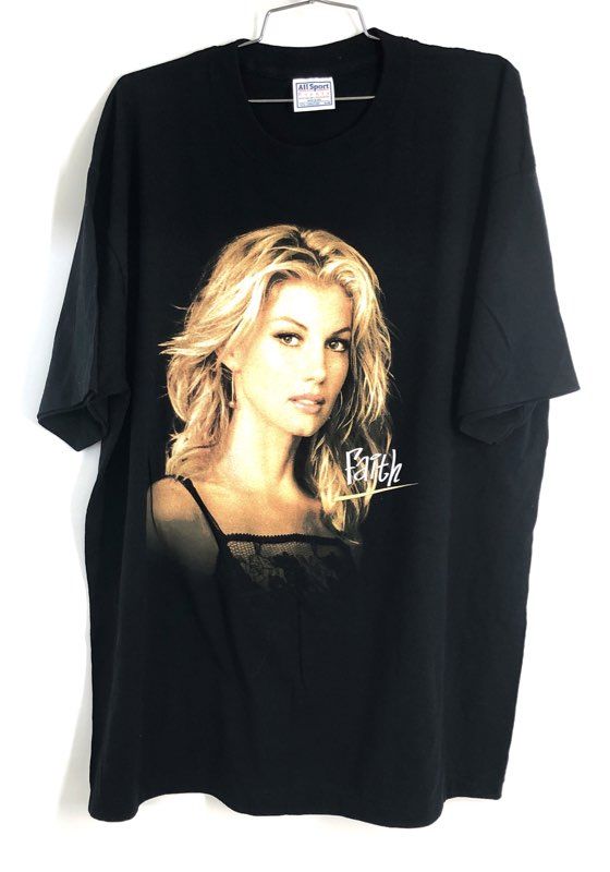 Vintage 2000 Faith Hill Tour T-Shirt Double Stitch All Sport USA Sz XL