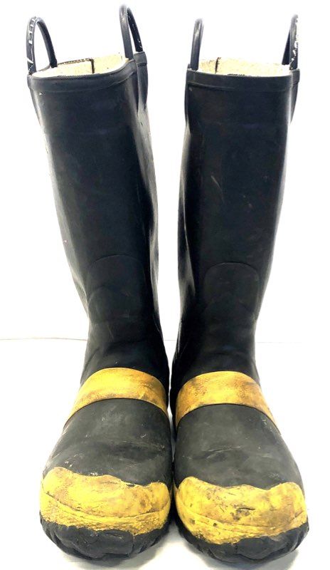 Servus Firebreaker Firefighter Rubber Bunker Boots Made in USA Men's Size 12