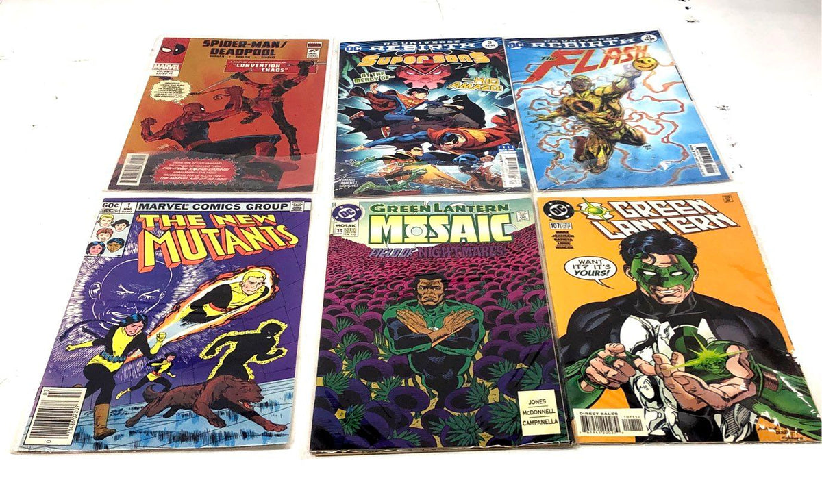 Comic Book Lot Marvel DC 1980s-2010s Mixed Superhero Approximately 22 Comics