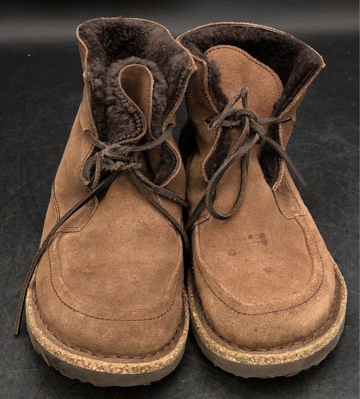 Birkenstock Women's Bakki Brown Shearling Style Boots - Size 6