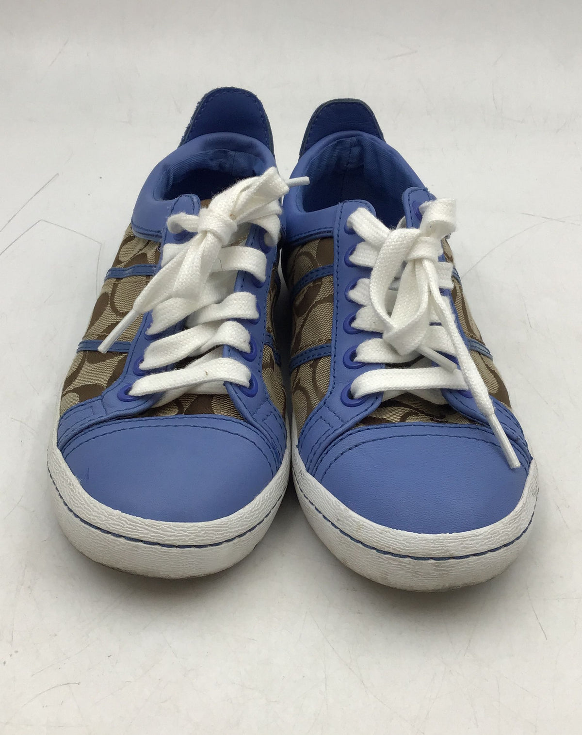 Coach Women&#39;s Alivia Q1798 Blue Lace-Up Casual Shoes - Size 7M