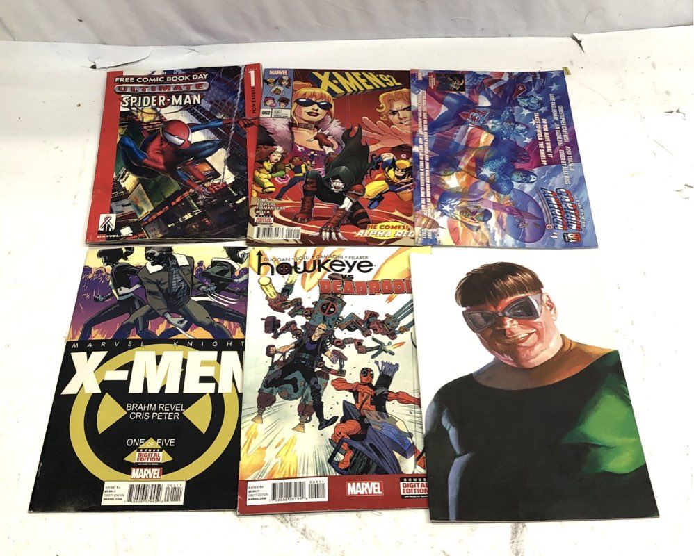 Comic Book Lot Marvel ALF Spider-Man X-Men 1980s to Modern 26 Comics