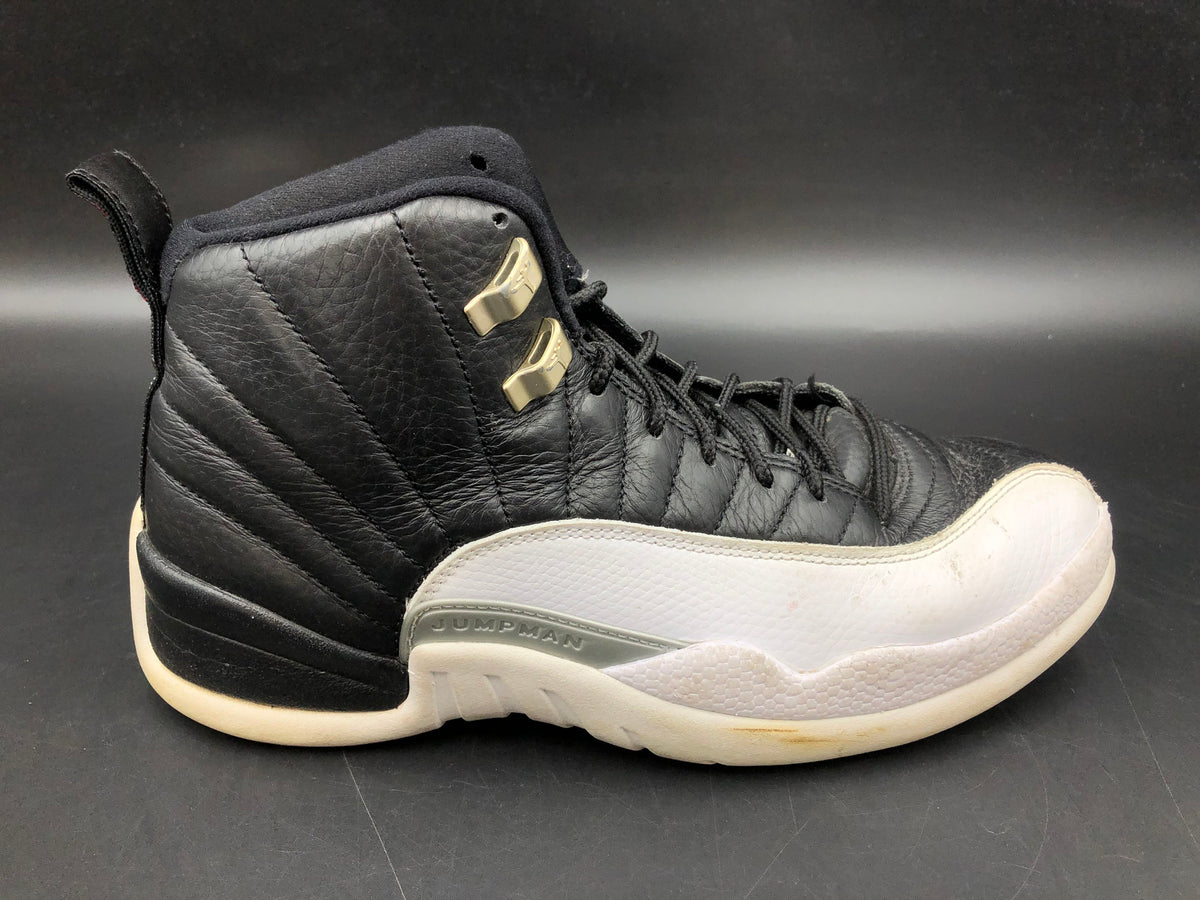 Nike Air Jordan 12 Retro Playoff 2022 Black White Red Size 7 COA