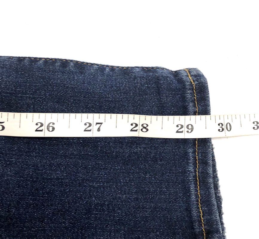 Good American Women's Good Legs Skinny Distressed High Rise Blue Jeans Sz 4/27