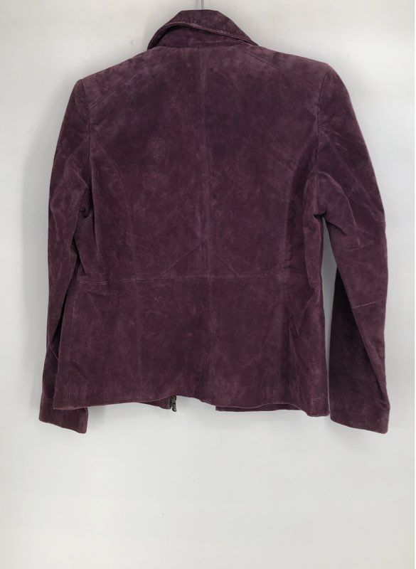 Relativity Women's Burgundy Leather Jacket - Size S