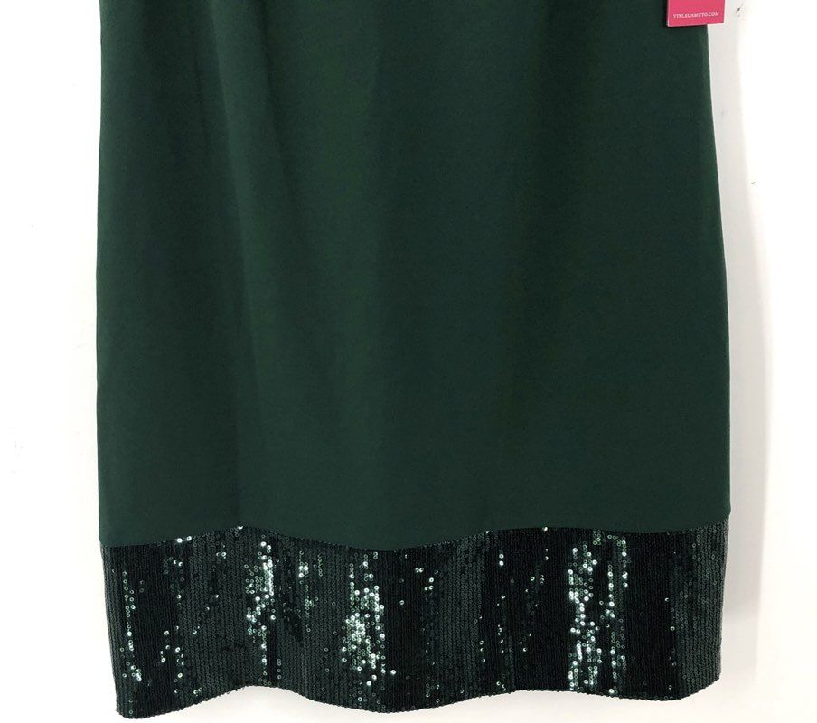 NWT Vince Camuto Women's Green Sheath Dress - Size 10