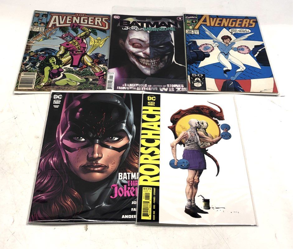 Marvel and DC Comic Book Lot 1980s-Modern Avengers Batman Superman 21 Comics