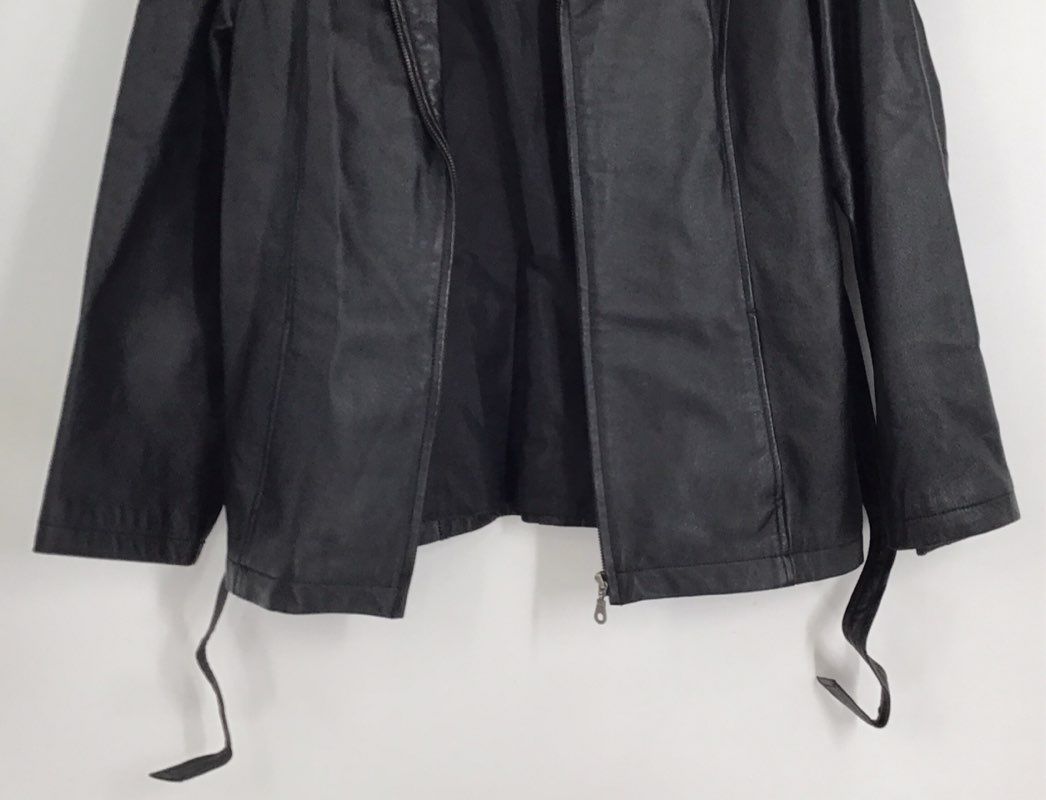 Jacqueline Ferrar Women&#39;s Black Leather Jacket - Size Large