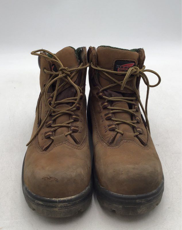 Red Wing Women&#39;s Brown Leather King Toe Work Boots - Size 9