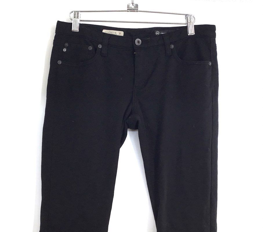 AG Adriano Goldschmied Women's Black The Legging Super Skinny Jeans Size 28R