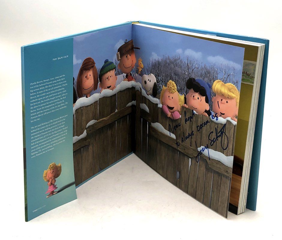 Jerry Schmitz The Art and Making of The Peanuts Movie Signed HC Book