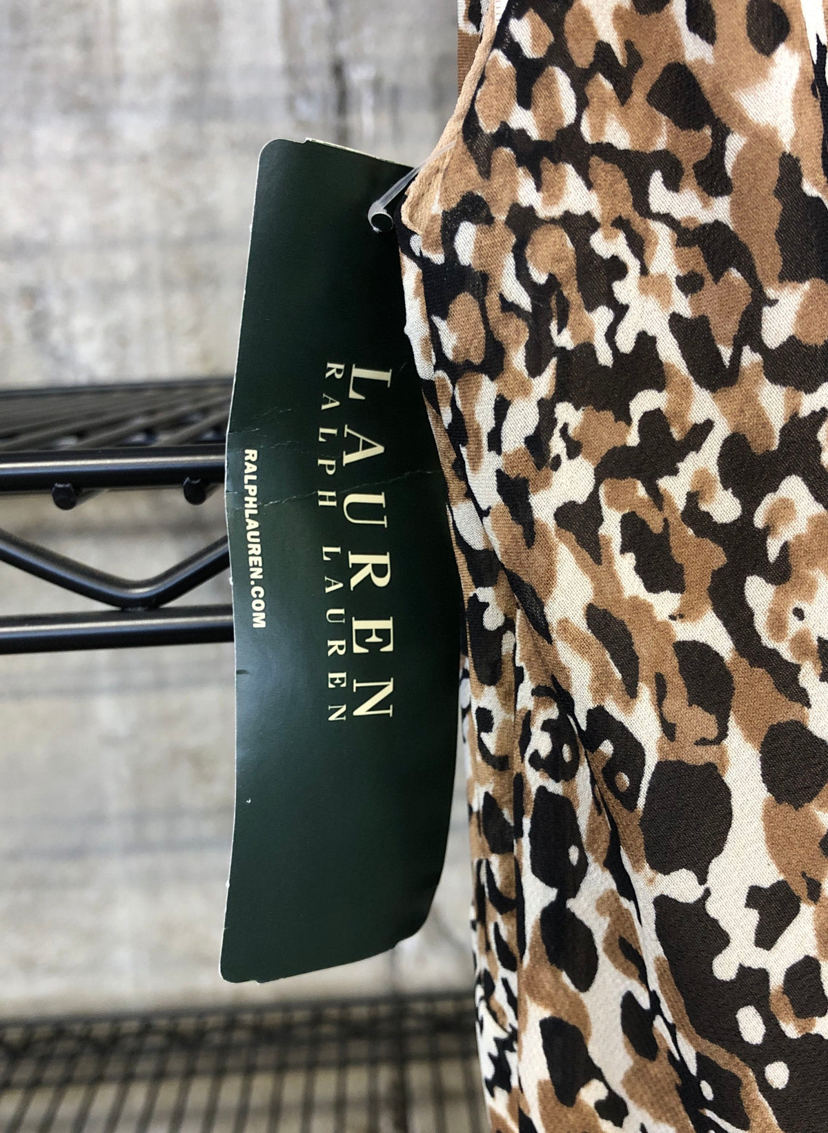 Lauren Ralph Lauren Women's Leopard Print Sleeveless Maxi Dress NWT Sz 12