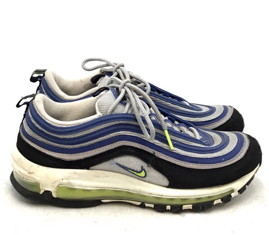 Nike Women&#39;s Air Max 97 DQ9131-400 White Blue Low-Top Athletic Shoes - Size 9