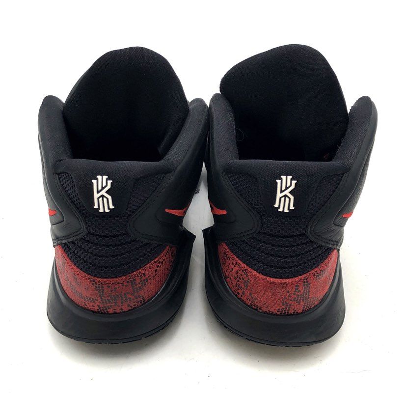 Nike Kyrie Infinity Black University Red Snakeskin Basketball Shoes Size 10
