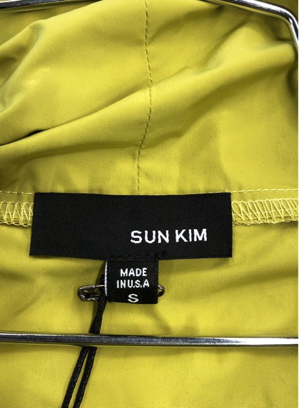 Sun Kim Women's Green Cropped Top - Size S