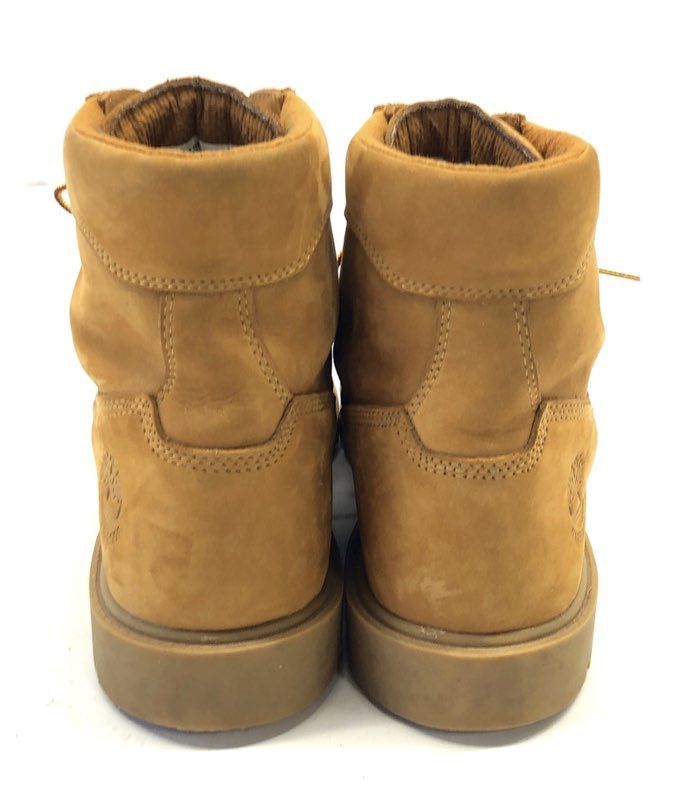 Timberland Basic 6-Inch Waterproof Boot Wheat Nubuck Mens Size 9.5