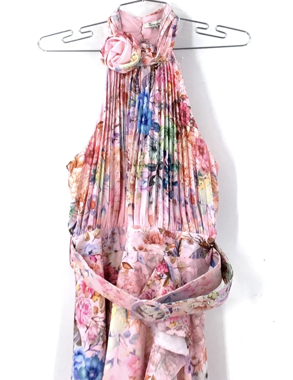 NWT The Clothing Company Women's Pink Floral A-Line Dress - Size M