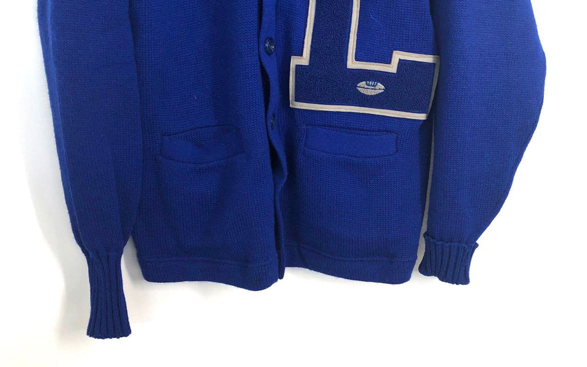 Vintage 60s Harry Finkelstein Co Jacksonville Letterman Cardigan Jacket Sz 44
