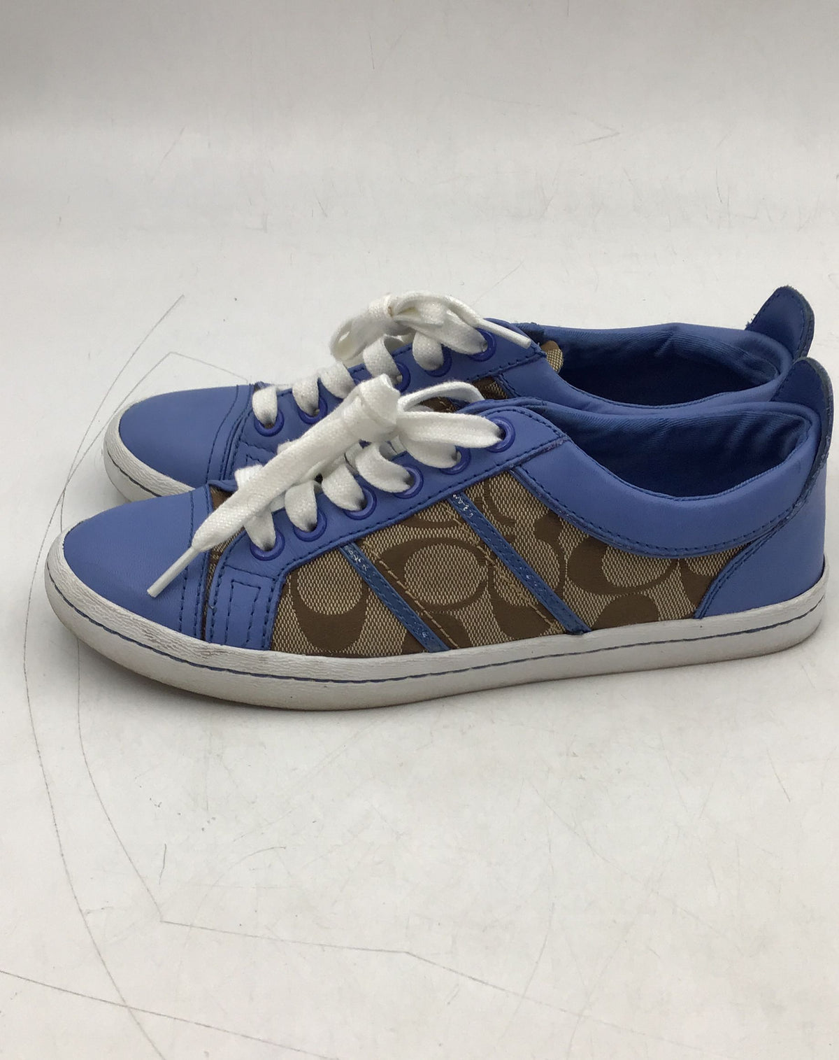 Coach Women&#39;s Alivia Q1798 Blue Lace-Up Casual Shoes - Size 7M