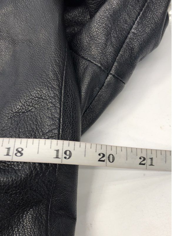 Vintage Y2K Pelle Studio Women's Black Leather Belted Thinsulate Jacket Sz XL