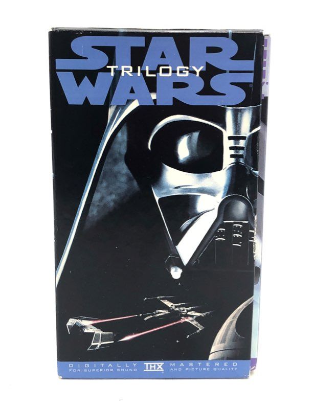 Star Wars Trilogy VHS 3 Tape Box Set 1995 THX Mastered A New Hope Empire Jedi